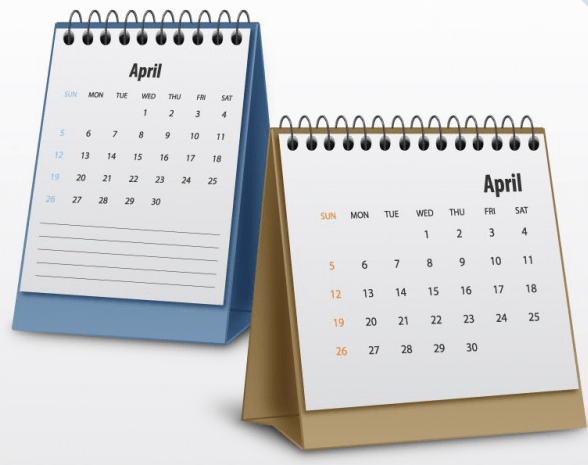 calendario de publicaciones en redes sociales