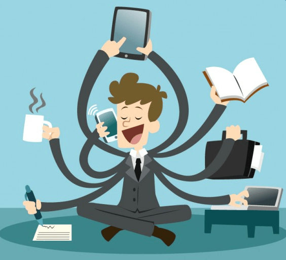 empresario con poco tiempo para redes sociales