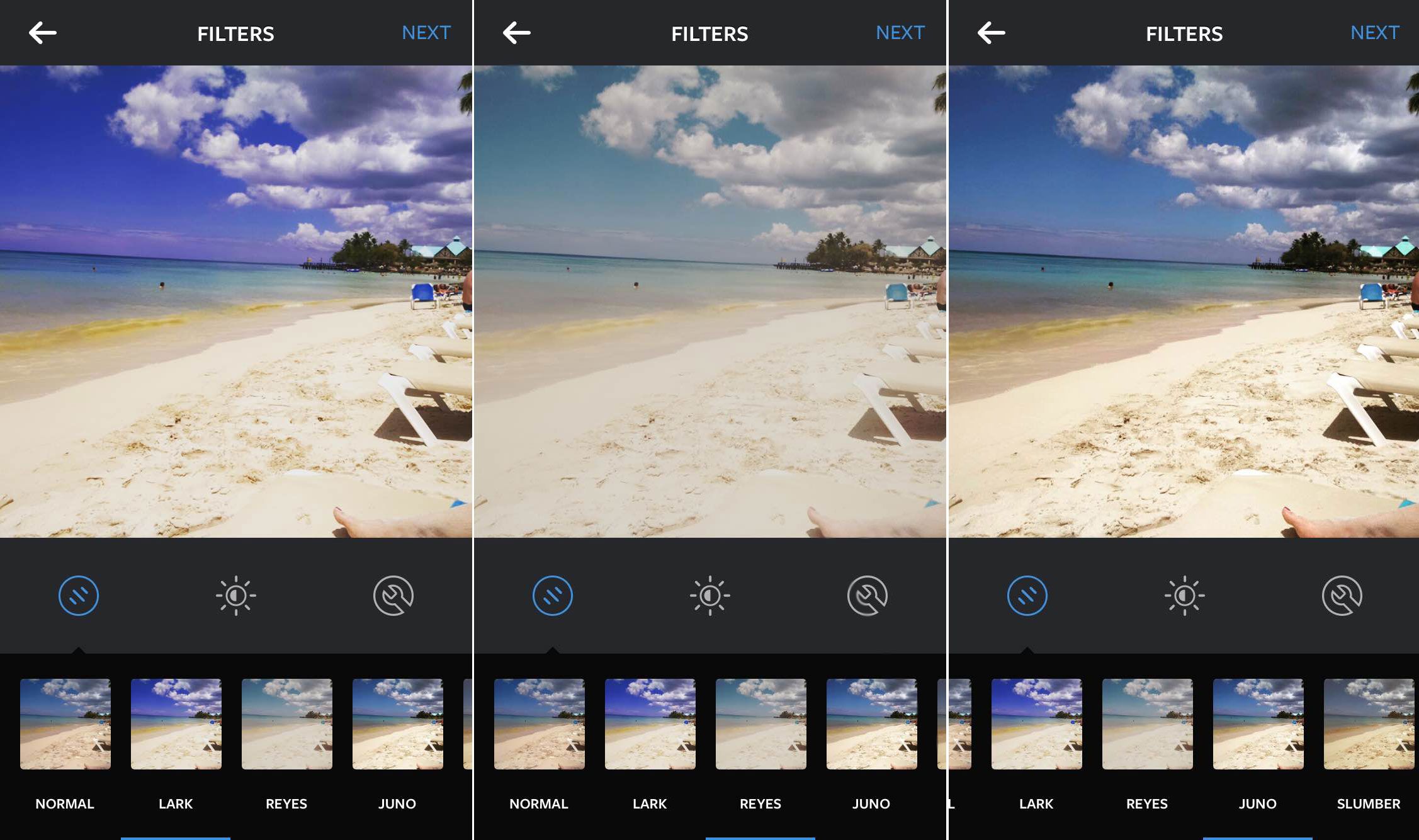 utilización de filtros en instagram