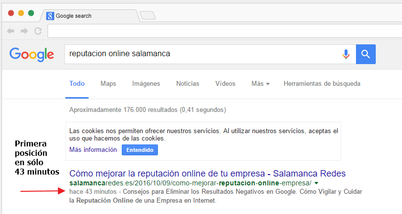 Reputación Online Empresas Salamanca