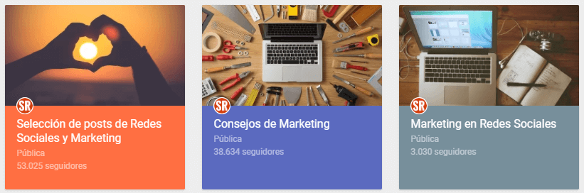 guía de google plus para empresas, importancia de las colecciones